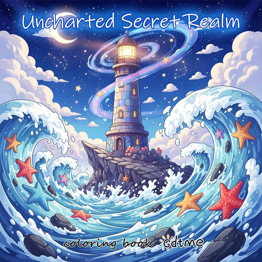神秘未知的土地：探索神秘领域、奇幻世界、迷人而丰富的动物王国、放松舒适的空间、释放你的想象力的涂色书，生日礼物、文具、美术用品、母亲节、复活节装饰