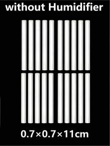 5 piezas/10 piezas/20 piezas Bastoncillos de fibra absorbente para núcleo de humidificador, bastoncillos difusores de esencia de aceite esencial - Blanco - Ver 7