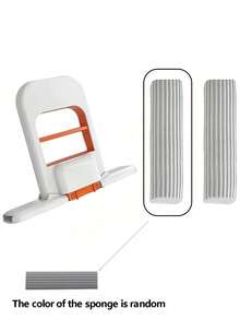 可扩展迷你拖把 - 干湿清洁，紧凑节省空间的设计，耐用的塑料结构，适用于厨房、浴室、客厅、汽车玻璃 - 多功能清洁工具，浴室清洁，时尚手柄设计，高效清洁头，地板清洁拖把