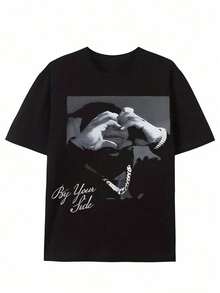 One Piece, 100% Cotton, RodWave T-Shirt, Comfortable Cotton Unisex T-Shirt, Suitable For Music Enthusiasts And Casual Wear, Black, Suitable For Outdoor Activities, Casual Summer T-Shirt - Very Suitable For Daily Wear. New Style -Round-Neck T-Shirt,High Cost Performance,Classic Black & White,Graphic Tee - Black - View 13