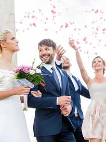 100/500/1000/2000/3000pcs Artificial Pink Rose Petals, Romantic Handmade Flowers, Suitable For Wedding, Party, Room Decor, Home Decor, Birthday Decor, Tabletop Decor, Bedroom Decor, Bathroom Decor, Valentine's Day Gift, Graduation Decor - Pink - View 4