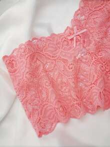 18-Piece Set Of Low-Waisted, Sexy Lace Panties In Plus Sizes (M-XXL). They Hug Your Curves, Breathe Well, And Keep You Comfy All Day. From Our Elegant Collection, With Bowknots, They Suit Any Look, For Daily Wear Or Special Moments. - Nhiều màu - Xem 5