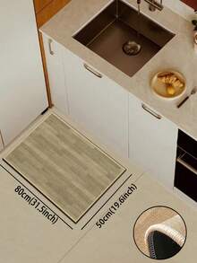 【热销！】1 件装柔软橡胶亚麻厨房地垫，3.5 毫米厚厨房地毯，简约木纹厨房吸水地垫，大尺寸地毯，缝边防止脱皮，吸水易清洁，亚麻表面，泡沫中间层，橡胶底部，适用于厨房地毯、厨房装饰、婚礼装饰、家居装饰、浴室地垫、玄关地垫、洗衣房地垫、走廊地毯、客厅地垫等。 - 彩色 - 查看 15