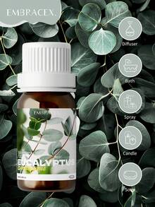 EMBRACEX. 22種植物精油 10ml 迷迭香精油、檀香精油，包含肉桂、乳香、薄荷、檸檬草、尤加利、生薑、茶樹、廣藿香、雪松、白麝香、艾草、香茅、黑胡椒、牛至、茴香、佛手柑、橙花、茉莉、丁香，適用於芳香療法擴香器、蠟燭製作、擴香器、禮品，適合男女使用，亦可用於汽車空氣清新劑、皮革護理等 - 精油 - 查看 19