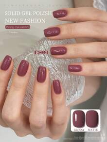 XEIJAYI 1瓶15毫升凝胶指甲油 - 持久亮泽，高饱和度光泽，坚固耐用，适合美甲沙龙DIY，女士礼物 - 乾枯玫瑰色 - 查看 4