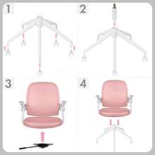 MAGMALIFE Silla de Oficina Natti Ergonómica con Respaldo de Malla Transpirable, Altura e Inclinación Ajustables, Reposabrazos Abatibles 90°, Ruedas 360° Silenciosas y Base Reforzada, Soporta 150 kg - 1 - Ver 9