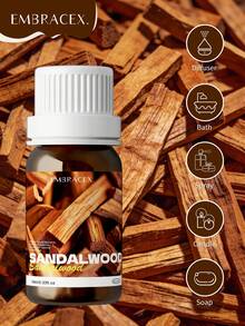 EMBRACEX. 22種植物精油 10ml 迷迭香精油、檀香精油，包含肉桂、乳香、薄荷、檸檬草、尤加利、生薑、茶樹、廣藿香、雪松、白麝香、艾草、香茅、黑胡椒、牛至、茴香、佛手柑、橙花、茉莉、丁香，適用於芳香療法擴香器、蠟燭製作、擴香器、禮品，適合男女使用，亦可用於汽車空氣清新劑、皮革護理等 - 精油 - 查看 28