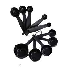 10pcs Baking Tool Set With Measuring Spoons, DIY Cake Baking Powder Scoop, Plastic Measuring Cup