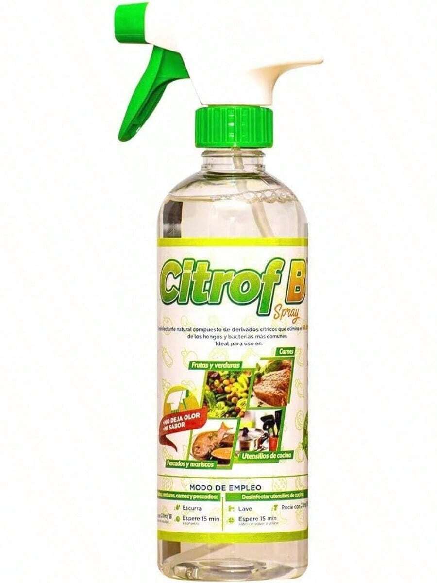 EstiloTendenciaCITROF B 500 ML - Desinfectante Natural Para Frutas, Verduras, Carnes, Pescados, Mariscos, Utensilios De Cocina Y Superficies.Calidad PremiumVersióN Mejorada