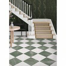 FloorPops X Chris Loves Julia Bonneville Jade Peel And Stick Floor Tiles, FP6332 - 多色302 - 查看 2