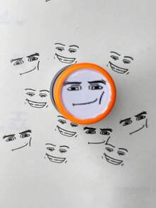 Random Color Stamp Box - Cute & Fun Black Stamps - Novelty Stamps - Suitable For Daily Office, Labels And Signage Stamps, Christmas, Halloween, Valentine's Day - Multicolor - View 5