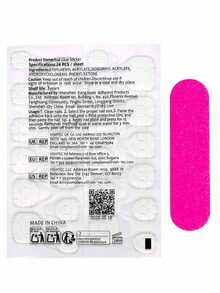 192片方形卡通图案软胶美甲贴纸，简约风格，适合女孩和儿童，超可爱DIY假指甲