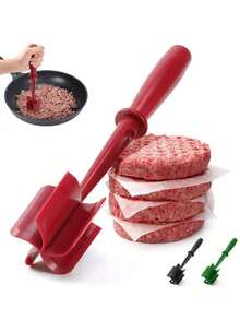 1 pieza Picador de carne, Desmenuzador de carne, Resistente al calor Adecuado para carne de hamburguesa, Carne molida - Multicolor - Ver 2