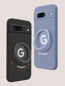 Kickstand Phone Protective Case Compatible With Pixel 6, 6 Pro, 6A, 7, 7 Pro, 7A, 8, 8 Pro, 8A, 9, 9 Pro, 9A, 10, 10 Pro, 10 Pro XL - Black - View 2