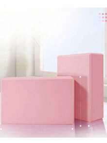 قطعتان من كتل اليوغا عالية الكثافة، خفيفة الوزن وداعمة، معدات اليوغا الأساسية للنساء، مناسبة لليوغا والرقص واللياقة البدنية والبيلاتس - متعدد الألوان - مشاهدة 4