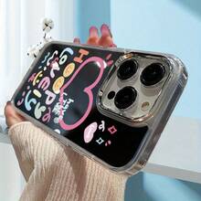 Case Phone case: Display a Vivid Text on the Mirror, with Electroplated  Hole Frame,  Shockproof Protection, Stylish and Unique Phone Case, Suitable for  11, 11PRO, 11PROMAX, 12, 12PRO, 12PROMAX, 13, 14, 13PRO, 13PROMAX, 14PLUS, 14PRO, 14PROMAX,15, 15PLUS, 15PRO, 16E, SE4, 15PROMAX,16, 16PLUS, 16PRO, 16PROMAX,17, 17AIR, 17PRO, 17PROMAX - Plateado - Ver 5