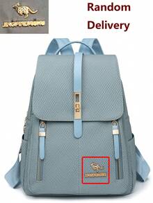 Anti-Theft PU Leather Backpack, Women's Wallet, Multifunctional Fashion Everyday Bag, Lightweight Travel Bag With Multiple Pockets, Large Capacity Minimalist Backpack, Convenient Backpack, Suitable For Students, Nurses, Teachers, Business Professionals, Travel, Commuting, Shopping, Office, Dating, Hiking, Training, Work, Birthday Gift, Holiday Gift, Backpack - Multicolor - View 12