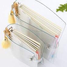 1pc Clear Loose-Leaf Cover, Simple Multi-Purpose Loose Leaf Notebook Binder For Office, Student Back To School,Back To School,School Supplies