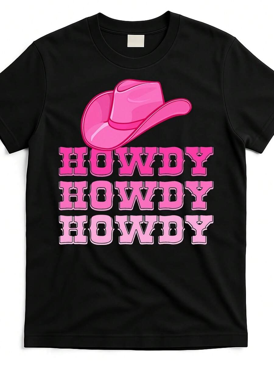 Camia rosa rodeo Howdy Cow Western Country RPH6734154 en negro (imagen del producto) - Negro - Ver 1