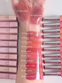 3CE Glazy Lip Glow 34 Rose G SN，保湿亮泽唇彩，水润亮泽配方，不粘腻，打造玻璃般水润唇妆效果，日常唇部护理，韩妆必备，3.2克/0.11盎司 - 34 Rose G SN - 查看 5