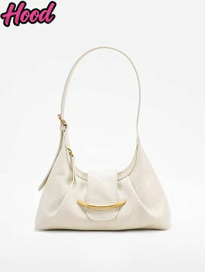 Bolso de hombro para mujer, bolso de mano suave y lindo, bolso de hombro y bandolera de piel sintética, bolso tipo dumpling con bolsillo, la elección perfecta para mujeres fashionistas