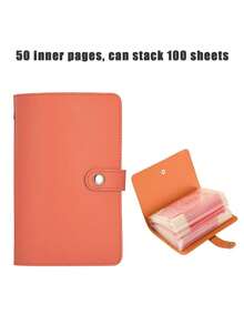 50页内页，包含1本储蓄存折、1本挑战储蓄存折、1本密封现金信封储蓄存折、1本情侣挑战现金预算活页笔记本、钱包、收纳袋、零钱包、存钱罐、现金储蓄存折、收藏纪念品、家庭财务账簿、储蓄文件夹、现金收纳袋、笔记本——送给朋友的完美礼物 - 彩色 - 查看 7