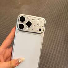 Compatible With Apple 17 Pro Max/17 Pro High-Definition Rear Camera Tempered Glass Film+Puppy Expression Sticker, Simple Design, Transparent Protective Layer, Shatter Resistant Layer, High-Definition Film, Tempered Glass Protective Screen, Transparent Film, Shatter Resistant Layer, Glass Shield, Mobile Photographer, Small Tool Protector, - Puppy Stickers + Lens Protector (2 Pieces) - View 5