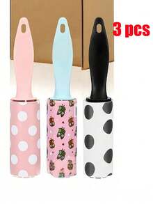 2/3/4/5片装纸质除毛器 | 粘性除毛刷，撕拉式，便携式，可去除衣物和宠物身上的绒毛，除尘器，尺寸1.18*2.76*5.91英寸，小巧易携，适合放入包袋中 - 彩色 - 查看 17