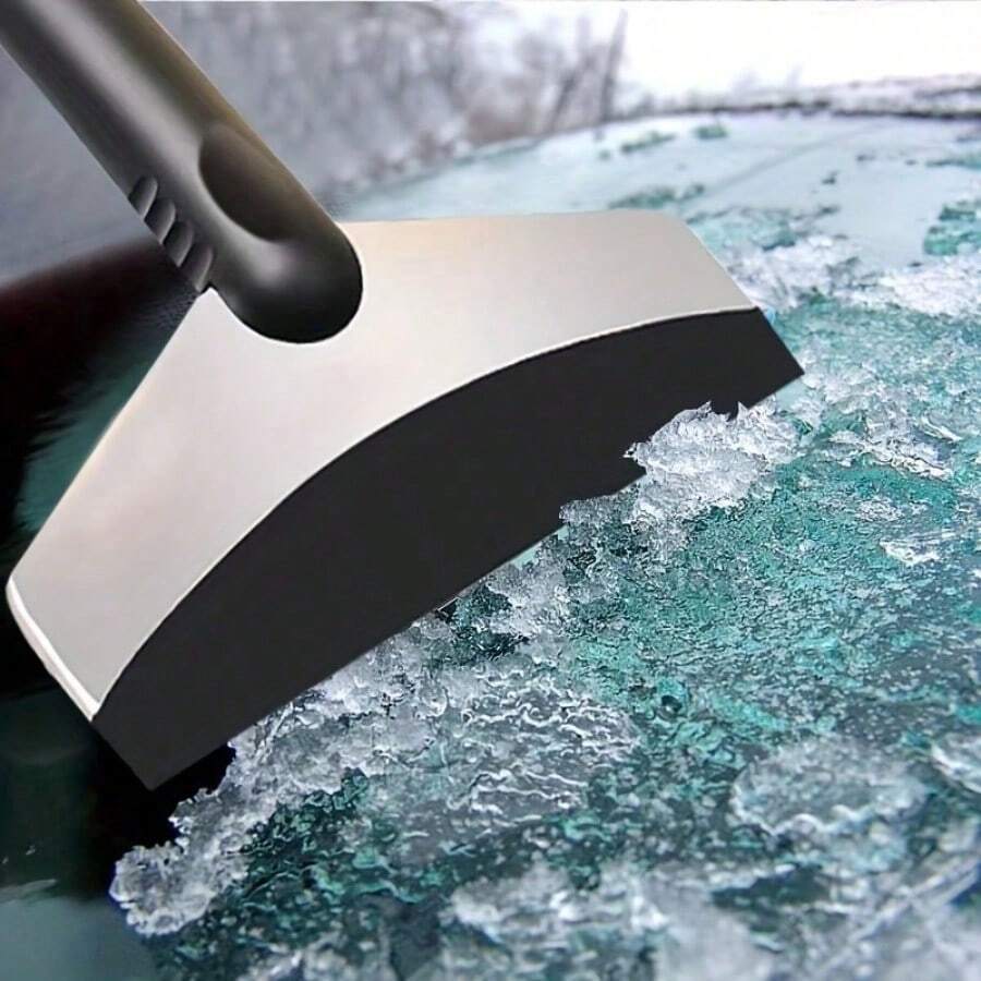 Car Snow Shovel, Car Windshield Snow Shovel, Deicing Snow Shovel, Winter Car Snow Removal Tool, Stainless Steel Snow Shovel - Sturdy and Durable Stainless Steel Snow Shovel - View 1