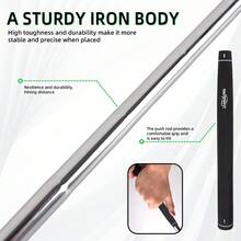 WUDAY Right-Handed Golf Putter - Ergonomic Grip, Weighted Face/Toe/Heel System, Cast Head For Enhanced Stability - Suitable For Slow/Fast Swing Speeds - Suitable For All Skill Levels And Course Conditions - Black - View 3