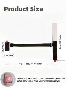 1pc Ski Board And Pole Strap, Snowboard Shoulder Strap With Hook, Adjustable, Unisex - Multicolor - View 5