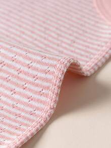 3pcs/Set Girls' Rose Floral Mesh Hollow Tank Tops, Lightweight, Breathable, Quick-Dry Cotton Summer Tops - Multicolor - View 10