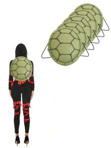 1 Set Turtle Costume, EVA Turtle Shell, Fun Backpack, Animal Roleplay, Party Decor, Costume Prop, Party Decoration: Our Creative Turtle Shell Costume Design Will Make You More Eye-Catching And Impressive. Suitable For Role-Playing, Performances, Masquerade Balls And Other Activities, Perfect For Unleashing Your Imagination, Playing Role-Playing Games, And Dressing Up.