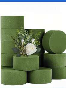 2-In-1 Round Flower Box With Lid, Floral Foam Material, Suitable For Flower Arrangement, Stackable, Ideal For Mother's Day Bouquet Gift Set, Surprise Love Gift Box, Warm Rose Flower Box Packaging, Suitable For Carnations, Tulips And Roses, DIY Valentine's Day Gift, Happy Valentine's Day, Valentine's Confession Day, Galentine's Day, Holiday Gift - Multicolor - View 11