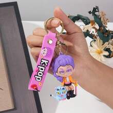 1个K-Pop女团钥匙扣吊坠，动漫背包挂饰，新年和情人节的理想小礼物