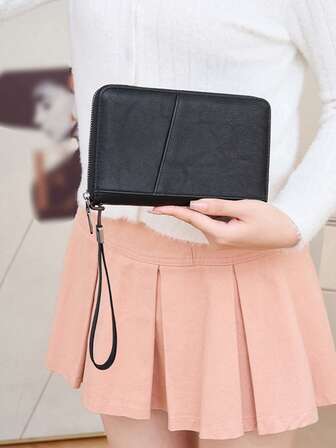 RFID Blocking Passport Holder - Minimalist PU Ultra-Thin Wallet, Unisex Waterproof Travel Document Organizer, Anti-Theft Business Travel Card Holder