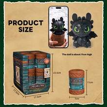 Spin Master Hur du tränar din drake plyschblindbox, samlarobjekt 7,5 cm miniplysch, överraskningsplyschleksak, mystisk plyschtotemblindkapsel, 1 slumpmässig karaktär - 1 st blindkapsel - Visa 12