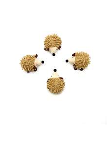 1pc/2pcs/3pcs/4pcs Plush Hedgehog Cat Toy, Interactive Soft Plush Animal Anti-Bite Scratch Hedgehog Style Pet Play Toy - Multicolor - View 12