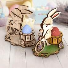 New - Bunny Egg Holder - Easter Bunny Egg Stand - Easter Egg Stand Set - Recommended Holiday Gift - Multicolor - View 5