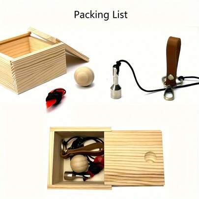 Bocche Sports Tool Set, Lightweight Outdoor Bocche Game Set, Suitable For Backyards / Lawns / Beaches - Includes Storage Box, Measuring Tape, Wooden Target Balls, Magnetic Pickup Rope And Other Components.