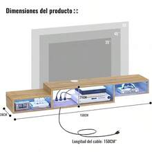Audio-Visual Shelving - White Oak - View 6