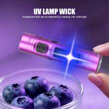 1pc Strong Magnetic Type-C Rechargeable Flashlight | Alloy Body Long Battery Life | 9 Modes For Car Home Emergency Lighting Tool