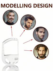 1支符合人体工学的淋巴面部及身体按摩刷 - 柔软聚酯纤维刷毛，精准塑形下颌线及颈部线条，无香型，适合所有浅肤色，淋巴按摩工具，适用于头发护理、沙龙、学校、旅行、居家、水疗、按摩等场合。 - 鬍鬚模具 - 查看 7