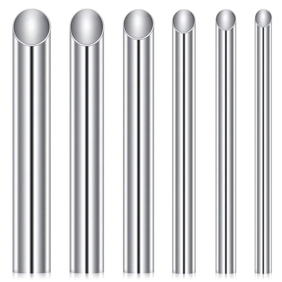 Tubes de perçage pour aiguilles de perçage, en acier inoxydable chirurgical 316L, argent, fermeture à bille, 1 pièce, grade implantable, unisexe - Multicolore - Voir 1