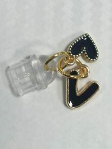 26pcs Heart-Shaped Alphabet Letter Dust Plug Decoration, Dust-Proof Phone Charging Port Cover, Gift For Friends, Christmas Gift