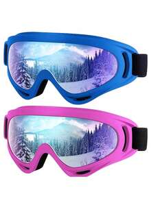 1PCSSki Goggles And Snowboard Goggles For Kids, Girls, Boys, Youth, - Multicolor - View 4