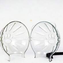 Breathable Cat Mouth Cover, Transparent Anti-Lick Space Mask, ABS Anti-Bite Cat Supplies