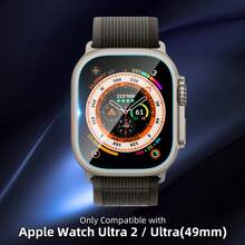 4 Packs Screen Protector Compatible Anti-Scratch HD Film Compatible With Apple Watch Ultra 3 (2025)/ Ultra 2 /Ultra 49mm Anti-Scratch Tempered Glass Screen Protector, Bubble Free, Touch Sensitive Screen Protection Essentials, Applicable To Daily Shield, Office, Home Daily Shield Office Home Watch Cover Watch Accessories Watch Screen Protector Waterproof Shockproof Anti-Fall Scratch Resistant - Clear - View 6