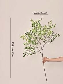 1/2 件人造树枝，高大植物枝干，适用于婚礼、花园、办公室、家居装饰，绿色枝叶，可插于室内花瓶、高花瓶、户外花园、婚礼、派对、餐桌摆饰。 - 彩色 - 查看 5