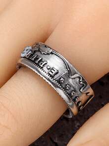 1枚复古雕刻摩根戒指，设计精致，适合日常佩戴和节日场合，是圣诞节、新年和情人节的完美礼物。 - 時尚 - 查看 6